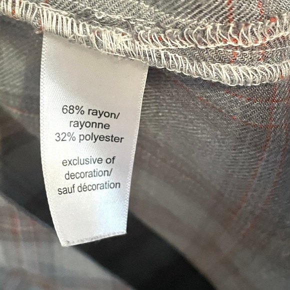 Maurices Medium Ombré Plaid Soft Cardigan in Grey-Blue - Picture 7 of 7